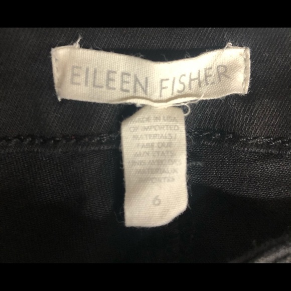 Eileen Fisher Womens Jeans Size 6 Skinny Zip Hem - Picture 3 of 5